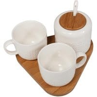 Zestaw 2 filiżanki i cukierniczka z pokrywką Serve Tea