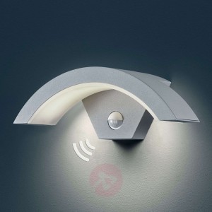 Lampa zewnętrzna LED Ohio z czujnikiem, tytan