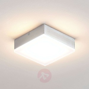Lindby Tamito lampa sufitowa LED, nikiel, 12 cm