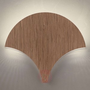 Kinkiet LED Palm, orzech