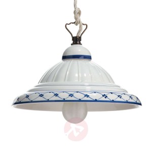 Ceramiczna lampa wisząca FIRENZE w stylu dworkowym