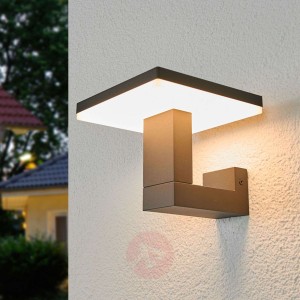 Kinkiet zewnętrzny LED Olesia, kanciasty
