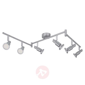 LEDVANCE Niclas reflektor LED, nikiel, 6-pkt.