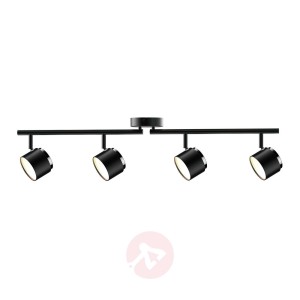 Lindby Marrie reflektor LED, czarny 4-punktowy