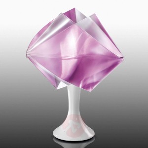 Fioletowa designerska lampa stołowa GEMMY PRISMA