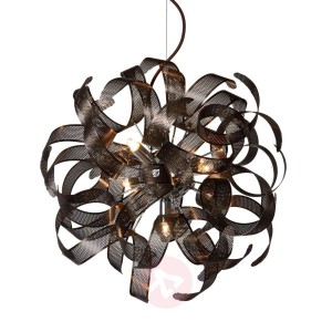 Rdzawa lampa wisząca Atoma