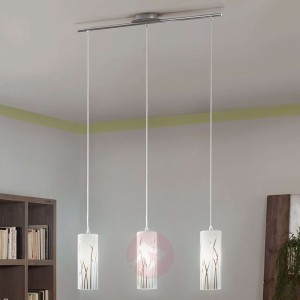 Z wzorem trawy – 3-punktowa lampa wisząca Rivato