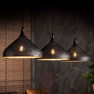 Lampa wisząca Punchray, 3-punktowa