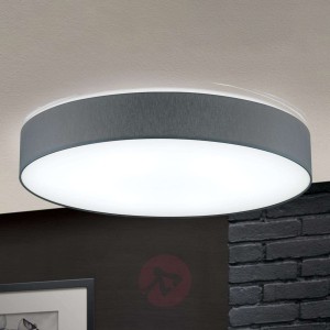 Lampa sufitowa Shade tekstylny klosz 100cm, szara
