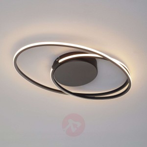Lampa sufitowa LED Ophelia, czarna