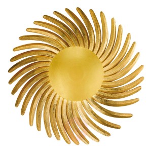 Pozłacany kinkiet LED Shine