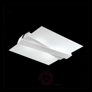 Nowoczesna lampa sufitowa ZIG ZAG biała
