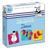 Kapitan Nauka Odkrywam świat Zima (książeczka + karty obrazkowe)