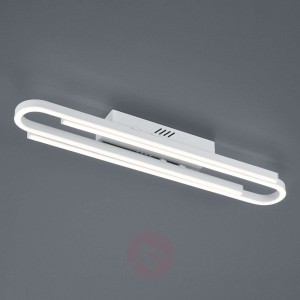 Biała, regulowana lampa sufitowa LED Marga