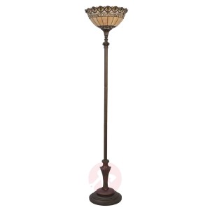 THESSA - lampa stojąca w stylu Tiffany