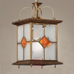 Drewniana lampa wisząca Ole