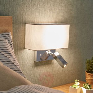 Kinkiet LED Virve, lampka do czytania i port USB