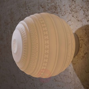 Lampa sufitowa Braille, dmuchane szkło, 25cm