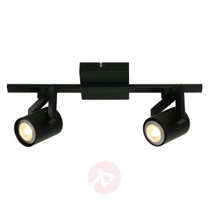 Lampa sufitowa ValvoLED czarna, 2-punktowa