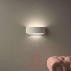 Prosta lampa ścienna AMALFI z ceramiki