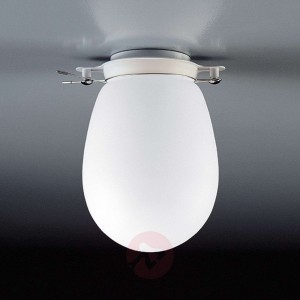 BANO - lampa sufitowa ze szkłem opalowym