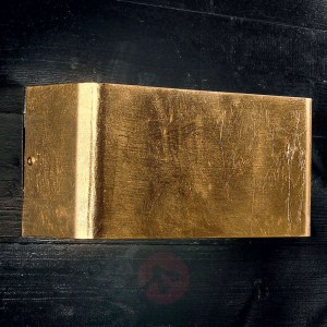 Złota lampa ścienna JOULIN