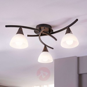 Trzypunktowa lampa sufitowa LED Della