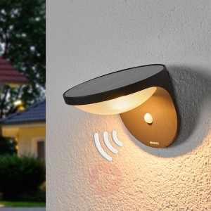 Zewn. lampa ścienna DUSK z LED i czujn. ruchu