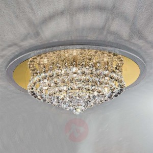 Efektowna kryształowa lampa sufitowa TUILA śr. 62