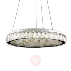 Lampa wisząca LED Dana z kryształami
