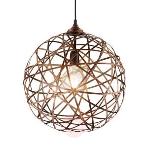 Lampa wisząca Jacob w kolorze antycznej miedzi