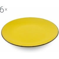 Zestaw 6 talerzy płaskich Baita Yellow