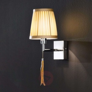 Beżowa lampa ścienna Iliana