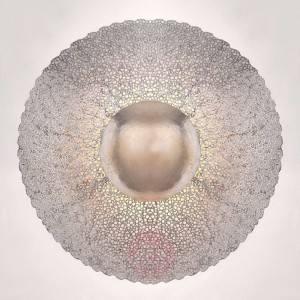 Wspaniała lampa ścienna Utopistico silber