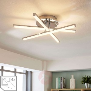 Lampa sufitowa LED Korona, ściemniana 4-stopniowo