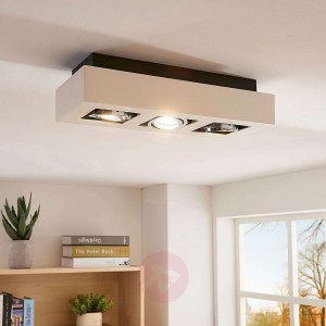 3-punktowy spot sufitowy LED VINCE, biały