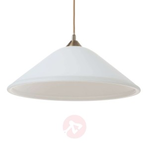 LOISA lampa wisząca z kloszem stary mosiądz