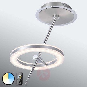Q-Amy – lampa sufitowa LED z pilotem, do ZigBee
