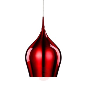 Lampa wisząca Vibrant w kolorze czerwonego wina