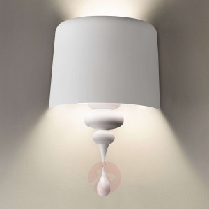 Ekskluzywna lampa ścienna Eva A3 biała