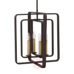 4-punktowa lampa wisząca Quentin