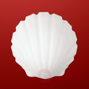 Szklana lampa ścienna Mydi