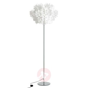 Lampa stojąca FIORELLA z kwiatowymi elementami