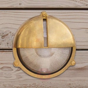 Antyczny mosiądz lampa zewnętrzna Timon