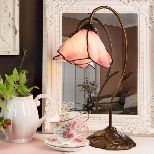 Lampa stołowa 5327, klosz w stylu Tiffany