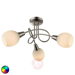 Zakręcona lampa sufitowa LED RGB 3-punktowa