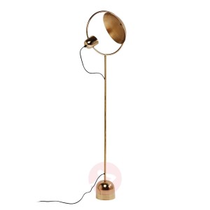 KARE Reflector mosiądz lampa podłogowa