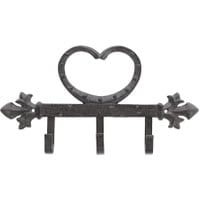 Wieszak Fleur De Lis Heart