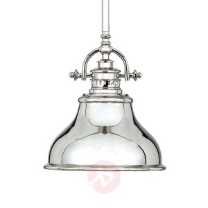 Lampa wisząca Emery 1-pkt. srebrna Ø 20,3 cm