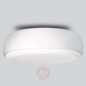 Biała designerska lampa sufitowa Over Me, 40 cm